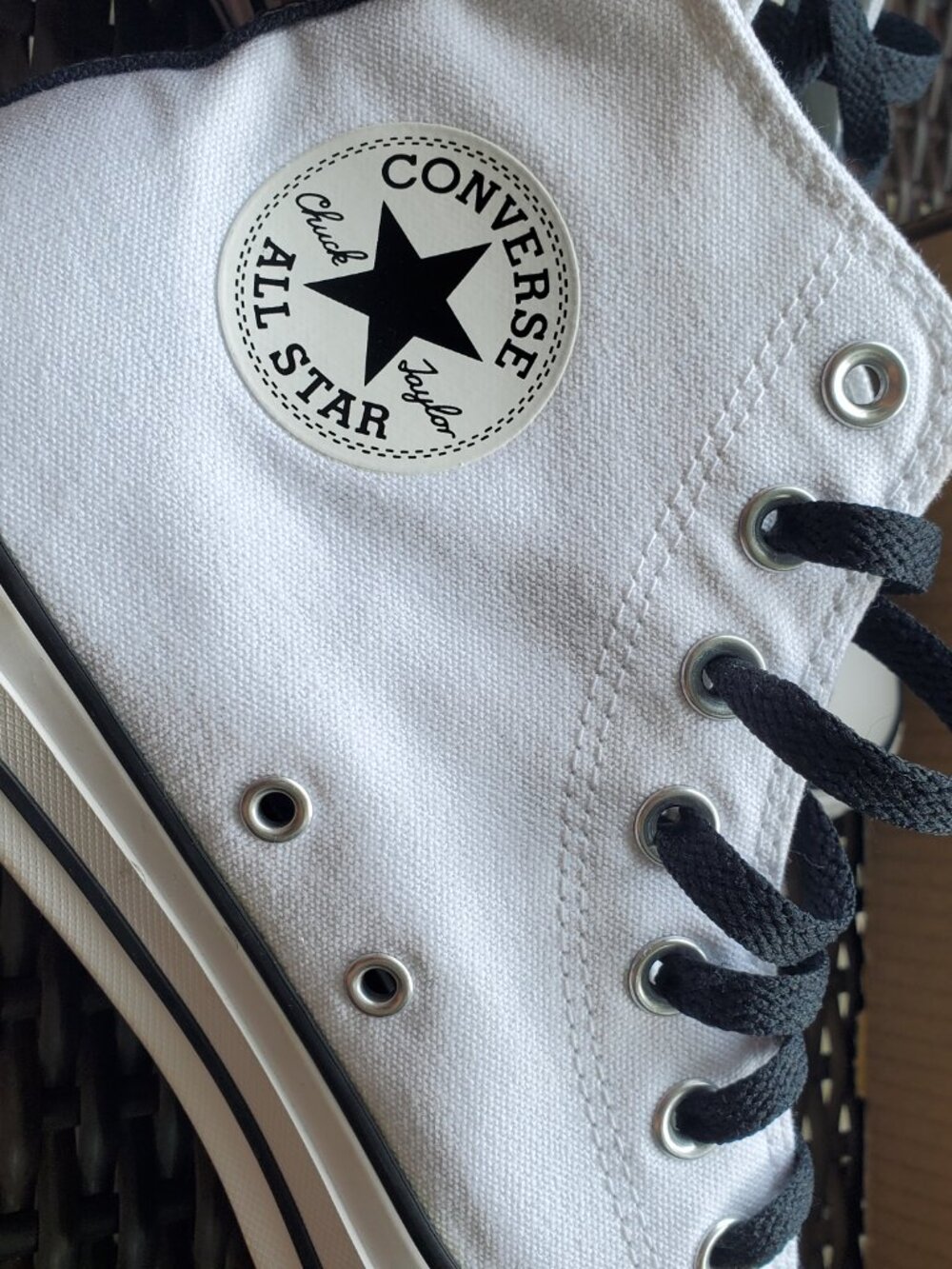 Converse Custom Chuck Taylor High Tops, Women's 9.5 - Picture 6 of 7